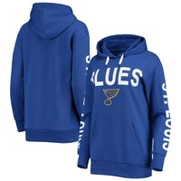 Women's G-III 4Her by Carl Banks Blue St. Louis Blues Extra Inning Pullover Hoodie