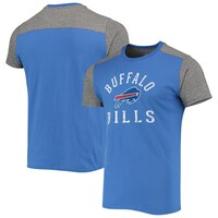 Men's Majestic Threads Royal/Gray Buffalo Bills Field Goal Slub T-Shirt