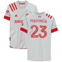 Chris Mavinga Toronto FC Autographed adidas Match-Used Gray Jersey from the 2020 MLS Season