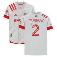 Justin Morrow Toronto FC Autographed adidas Match-Used Gray Jersey from the 2020 MLS Season