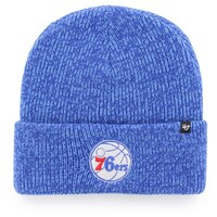 Men's '47 Royal Philadelphia 76ers Brain Freeze Cuffed Knit Hat
