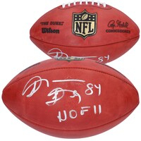 Shannon Sharpe Denver Broncos Autographed Wilson Duke Pro Football with "HOF 11" Inscription