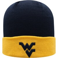 Men's Top of the World Navy/Gold West Virginia Mountaineers Core 2-Tone Cuffed Knit Hat