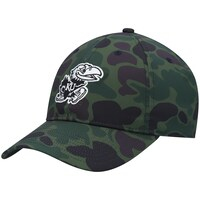Men's adidas Camo Kansas Jayhawks Military Appreciation Slouch Primegreen Adjustable Hat