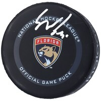 Spencer Knight Florida Panthers Autographed Official Game Hockey Puck