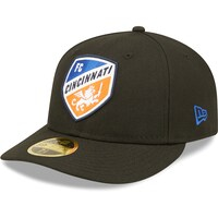Men's New Era Black FC Cincinnati Primary Logo Low Profile 59FIFTY Fitted Hat