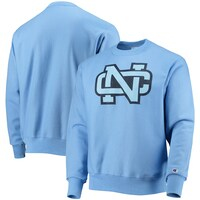 Men's Champion Carolina Blue North Carolina Tar Heels Vault Logo Reverse Weave Pullover Sweatshirt
