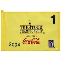 PGA TOUR Event-Used #1 Yellow Pin Flag from THE TOUR Championship on November 4th to the 7th 2004