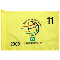 PGA TOUR Event-Used #11 Yellow Pin Flag from The CA Championship on March 17th to 23rd 2008