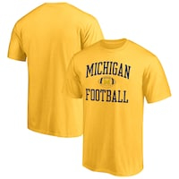 Men's Fanatics Branded Maize Michigan Wolverines First Sprint Team T-Shirt