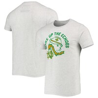Men's Homefield Heather Gray Notre Dame Fighting Irish Vintage Wake Up The Echoes T-Shirt