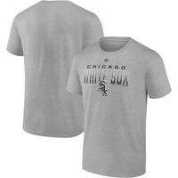 Men's Majestic Heathered Gray Chicago White Sox Fast-Paced T-Shirt
