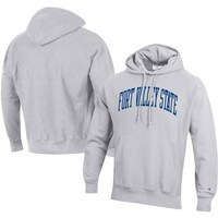 Men's Champion Gray Fort Valley State Wildcats Tall Arch Pullover Hoodie