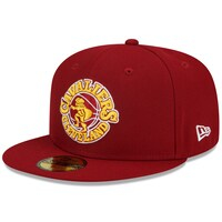 Men's New Era Crimson Cleveland Cavaliers 2021/22 City Edition Official 59FIFTY Fitted Hat