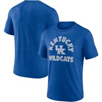 Men’s Heather Royal Kentucky Wildcats Retro Arc Tri-Blend T-Shirt