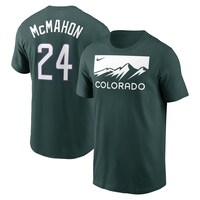 Men's Nike Ryan McMahon Green Colorado Rockies City Connect Name & Number T-Shirt