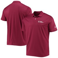 Men's Nike Maroon TOUR Championship Victory Solid Performance Polo