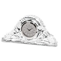 Silver Alabama Crimson Tide Crystal Clock