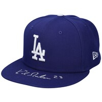 Kirk Gibson Royal Los Angeles Dodgers Autographed New Era Baseball Cap