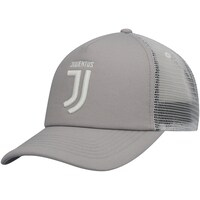 Men's Gray/White Juventus Fog Trucker Snapback Hat