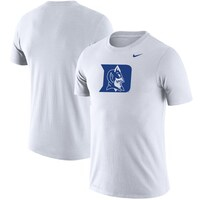 Men's Nike White Duke Blue Devils School Logo Legend Performance T-Shirt