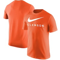 Men's Nike Orange Clemson Tigers Big Swoosh T-Shirt