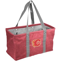 Calgary Flames Crosshatch Picnic Caddy Tote Bag