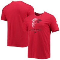 Men's New Era Red Atlanta Falcons Combine Authentic Go For It T-Shirt