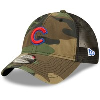 Men's New Era Camo Chicago Cubs Trucker 9TWENTY Snapback Hat