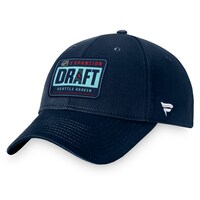Men's Fanatics Branded Navy Seattle Kraken 2021 NHL Expansion Draft Structured Adjustable Hat