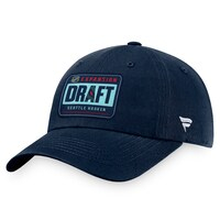 Men's Fanatics Branded Navy Seattle Kraken 2021 NHL Expansion Draft Unstructured Adjustable Hat