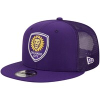 Men's New Era Purple Orlando City SC Classic 9FIFTY Trucker Snapback Hat