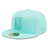 Men's New Era Turquoise LA Clippers Color Pack 59FIFTY Fitted Hat