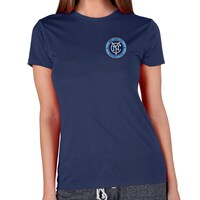 Women's Concepts Sport Navy New York City FC Marathon T-Shirt