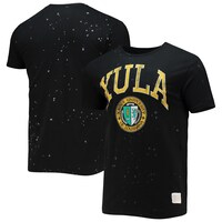 Men's Original Retro Brand Black XULA Gold Bleach Splatter T-Shirt