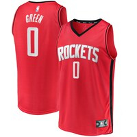 Men's Fanatics Branded Jalen Green Red Houston Rockets Fast Break Replica Jersey - Icon Edition