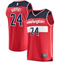 Youth Fanatics Branded Corey Kispert Red Washington Wizards Fast Break Replica Jersey - Icon Edition