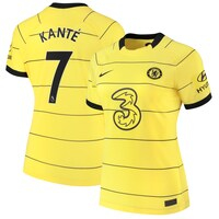 Women's Nike N'Golo Kanté Yellow Chelsea 2021/22 Away Breathe Stadium Player Jersey