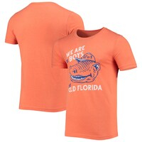 Men's Homefield Heathered Orange Florida Gators Vintage Logo T-Shirt