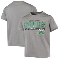 Youth Heathered Gray Notre Dame Fighting Irish Athletics T-Shirt