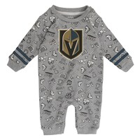 Infant Heather Gray Vegas Golden Knights Gifted Player Long Sleeve Jumper