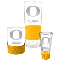 Oregon Ducks 3-Piece Personalized Homegating Drinkware Set