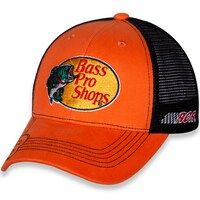 Men's Checkered Flag Orange/Black Austin Dillon Bass Pro Shops Adjustable Hat