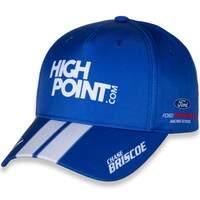 Men's Stewart-Haas Racing Team Collection Royal/White Chase Briscoe Highpoint.com Uniform Adjustable Hat