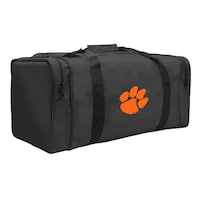 Black Clemson Tigers Gear Pack Square Duffel Bag