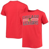 Youth Red Chicago Blackhawks Iconic Team Logo T-Shirt