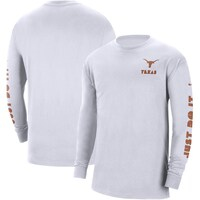 Men's Nike White Texas Longhorns Heritage Max 90 Long Sleeve T-Shirt