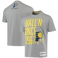 Men's BALL'N Heathered Gray Indiana Pacers Since 1967 T-Shirt