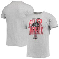 Men's Original Retro Brand Elmer Tarbox Heathered Gray Texas Tech Red Raiders Ring of Honor T-Shirt
