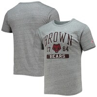 Men's League Collegiate Wear Heathered Gray Brown Bears Volume Up Victory Falls Tri-Blend T-Shirt